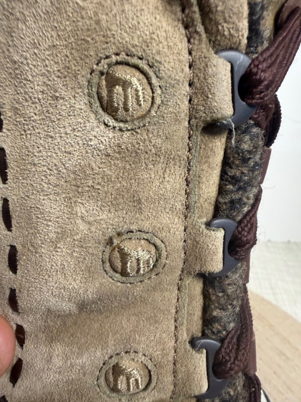 Merrell Decora Brown Suede Winter Boots Side Zip Women’s 9 - Picture 6 of 11